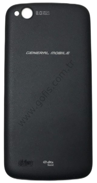 GENERAL MOBİLE DİSCOVERY E3 ARKA PİL KAPAK PLASTİK SİYAH %100 ORİJİNAL