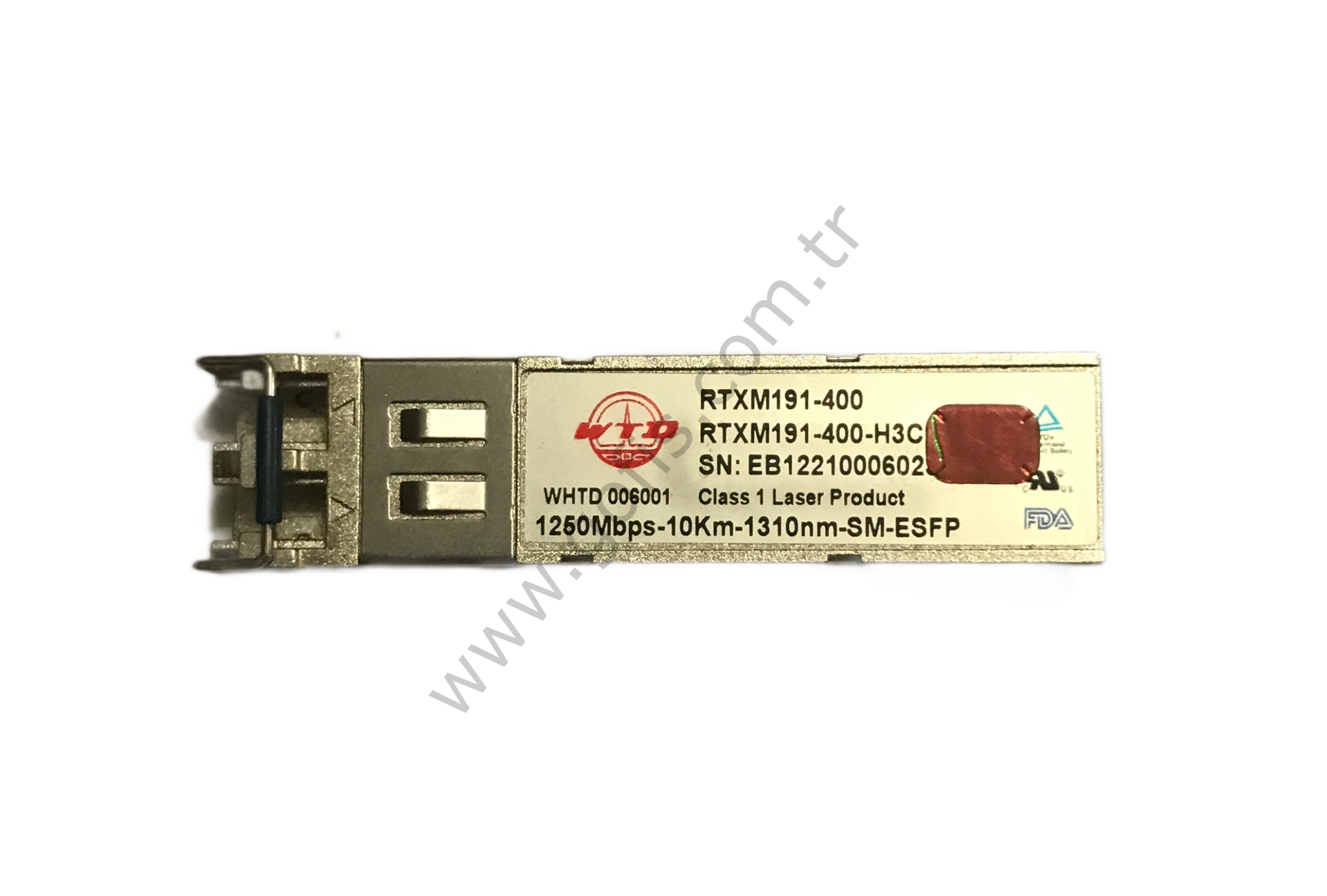 WTD RTXM191-400 TRANSCEİVER MODÜL 1250MBPS-10KM-1310NM-SM-ESFP