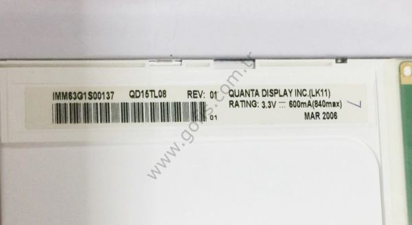 QUANTA DİSPLAY INC (LK11) QD15TL08 REV:1 LCD EKRAN 15.4'' 30 PİN