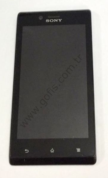 SONY XPERİA J ST26I LCD EKRAN DOKUNMATİK SİYAH ÇITALI %100 ORİJİNAL