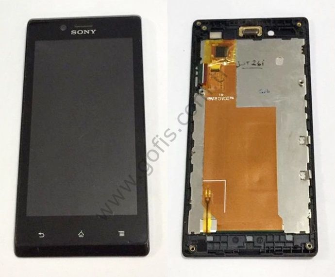 SONY XPERİA J ST26I LCD EKRAN DOKUNMATİK SİYAH ÇITALI %100 ORİJİNAL