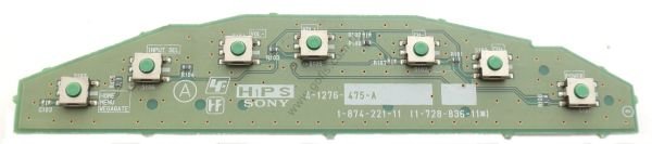 SONY KDL-32P3000 TUŞ TAKIMI 1-728-836-11, A-1276-475-A, 1-874-221-11 BUTTON BOARD