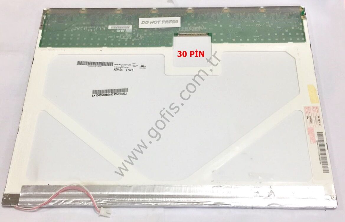 B150PG03 NOTEBOOK LCD EKRAN FLORESANLI 15.0'' 30 PİN