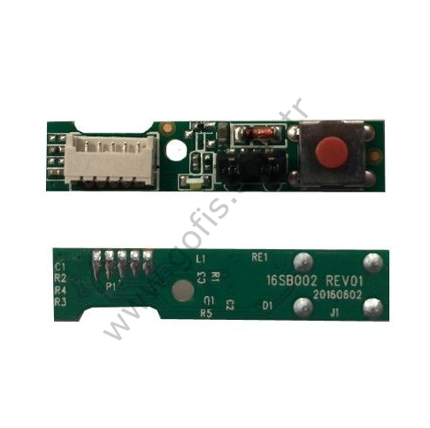 AXEN AX32DAB015/0100 KUMANDA GÖZÜ POWER BUTTON 16SB002 REV01 ON OFF BUTTON IR SENSÖR