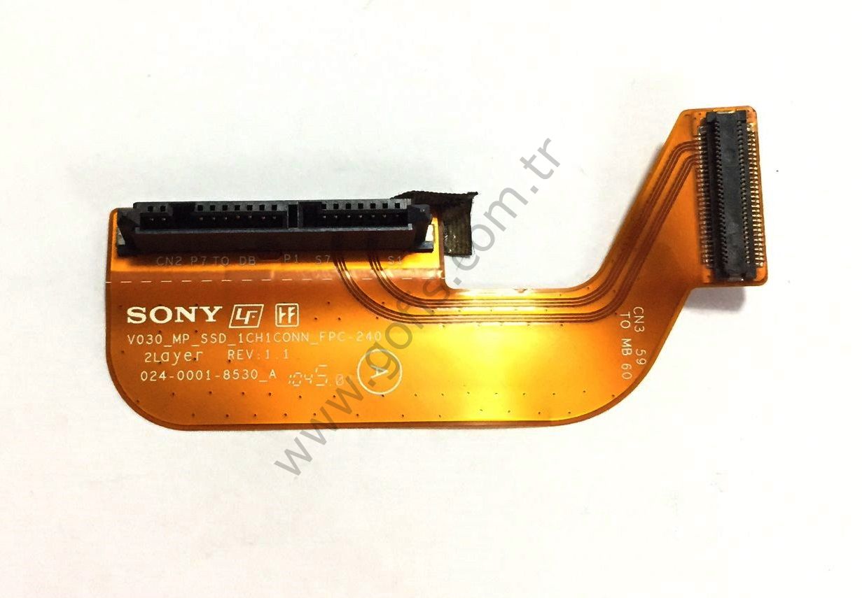 SONY VPCSB SSD KABLOSU V030_MP_SSD_1CH1CONN_FPC-240 024-0001-8530_A SSD CONNECTOR