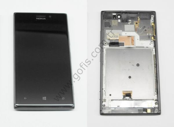 NOKİA LUMİA 925 LCD EKRAN DOKUNMATİK ÇITALI SİYAH %100 ORİJİNAL