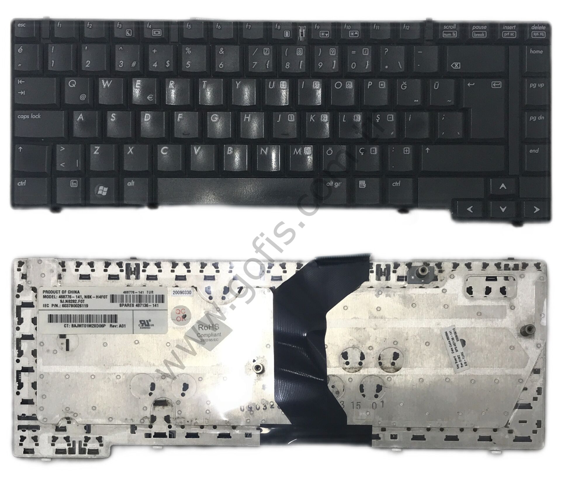HP COMPAQ 6730B KLAVYE TÜRKÇE Q 468776-141 487136-141