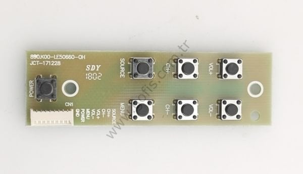 AXEN 65LEDE88-0227 TUŞ TAKIMI JCT-171228 890.K00-LE50660-0H BUTTON BOARD