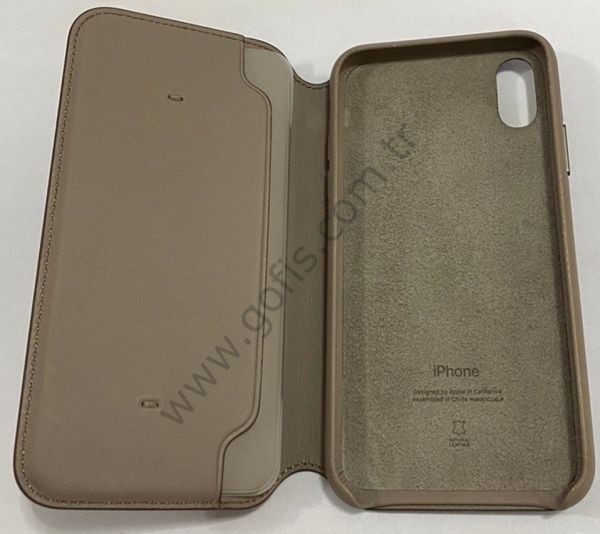 APPLE İPHONE X DERİ FOLYO KILIF %100 ORİJİNAL