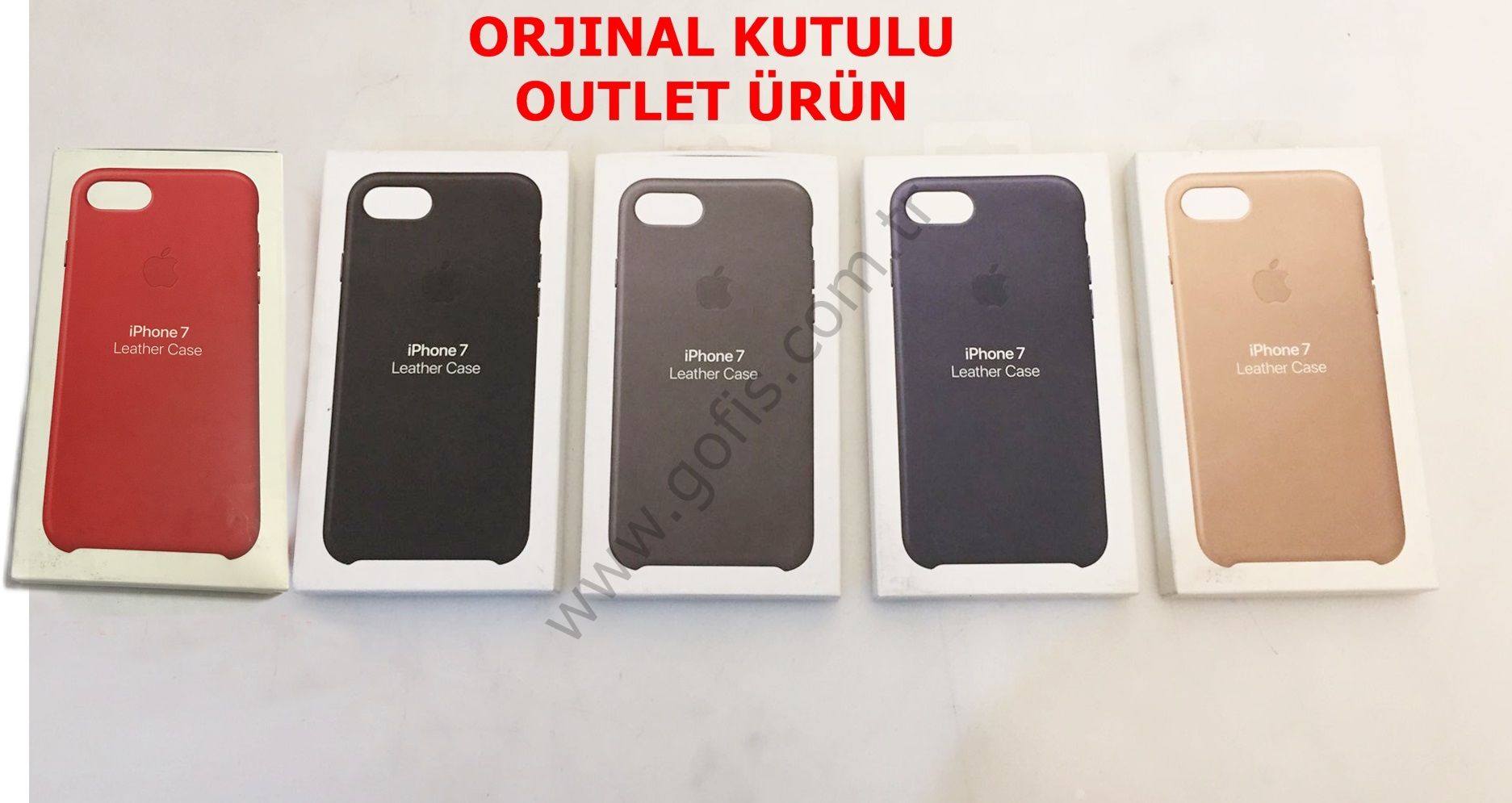 APPLE İPHONE 7 8 DERİ KILIF KUTULU %100 ORİJİNAL