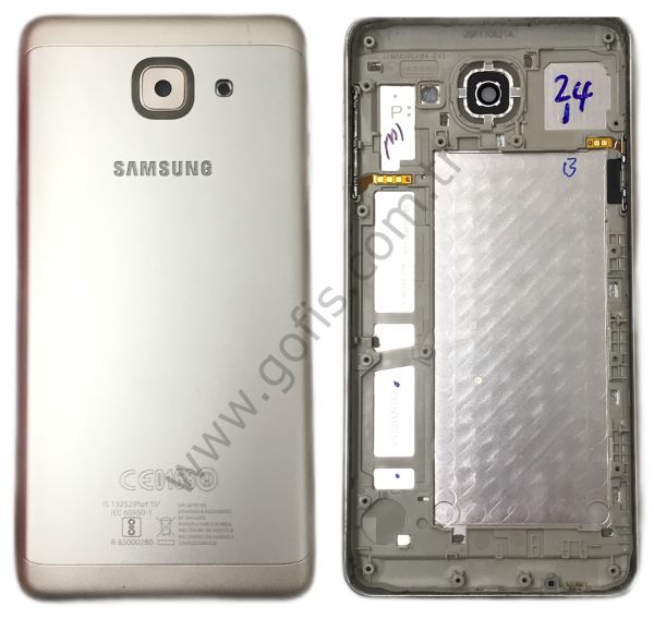SAMSUNG GALAXY J7 MAX KASA ARKA PİL BATARYA KAPAK SM-G615F/DS %100 ORİJİNAL