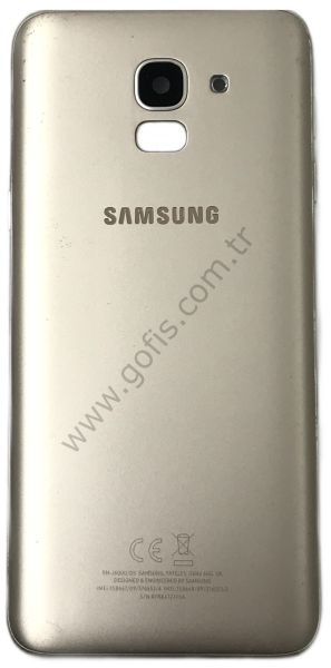 SAMSUNG GALAXY J6 KASA ARKA PİL BATARYA KAPAK ÇİFT SİM SM-J600G/DS %100 ORİJİNAL