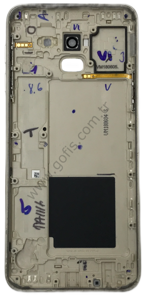 SAMSUNG GALAXY J6 KASA ARKA PİL BATARYA KAPAK ÇİFT SİM SM-J600G/DS %100 ORİJİNAL