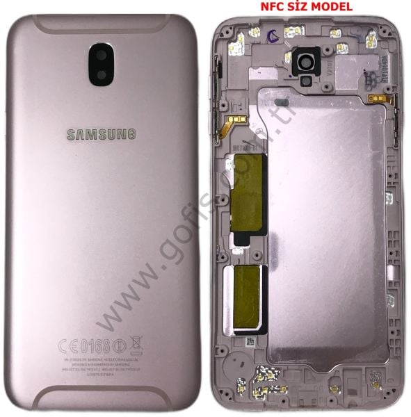 SAMSUNG GALAXY J7 PRO 2017 KASA KAPAK ÇİFT SİM SM-J730GM/DS PEMBE %100 ORİJİNAL