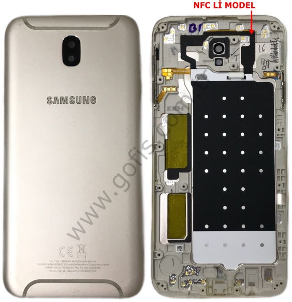SAMSUNG GALAXY J7 PRO 2017 KASA KAPAK ÇİFT SİM NFC Lİ SM-J730 %100 ORİJİNAL