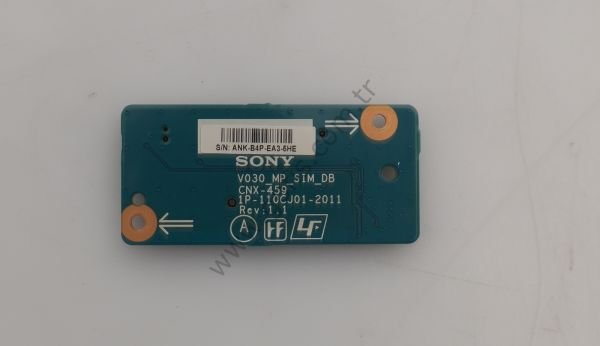 SONY VPCSB SİM KART OKUYUCU V030_MP_SIM_DB CNX-459 1P-110CJ01-2011