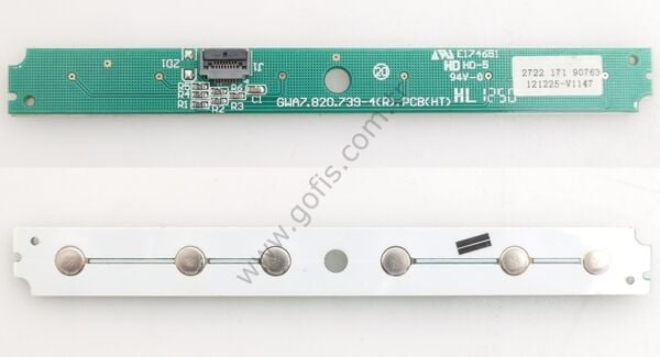 PHİLİPS 42PFL6198K/12 TUŞ TAKIMI GWA7.820.739-4 2722 171 90763 BUTTON BOARD