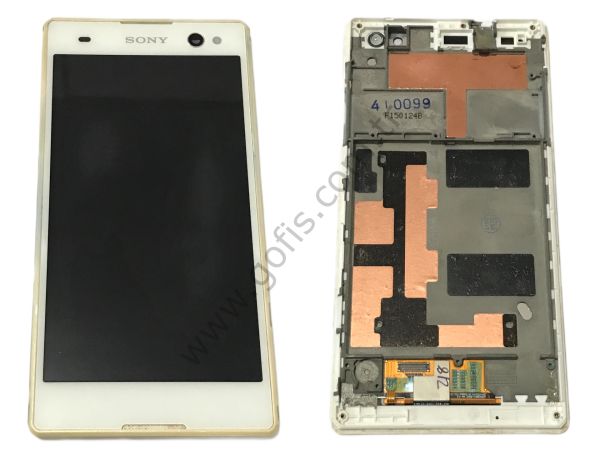 SONY XPERİA C3 LCD EKRAN DOKUNMATİK BEYAZ %100 ORİJİNAL