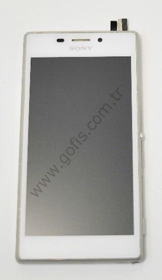 SONY XPERİA M2 LCD EKRAN DOKUNMATİK ÇITALI BEYAZ %100 ORİJİNAL