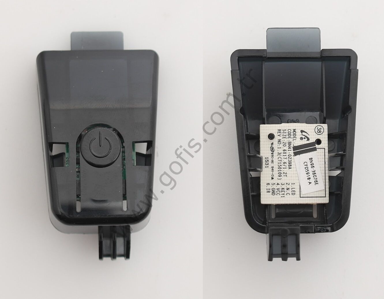 SAMSUNG UN43J5000AF, UN48J5000AF, UE40J5070SS, UE40J5270SS POWER BUTTON J4003 BN41-02398A BN96-36076E IR SENSÖR BOARD