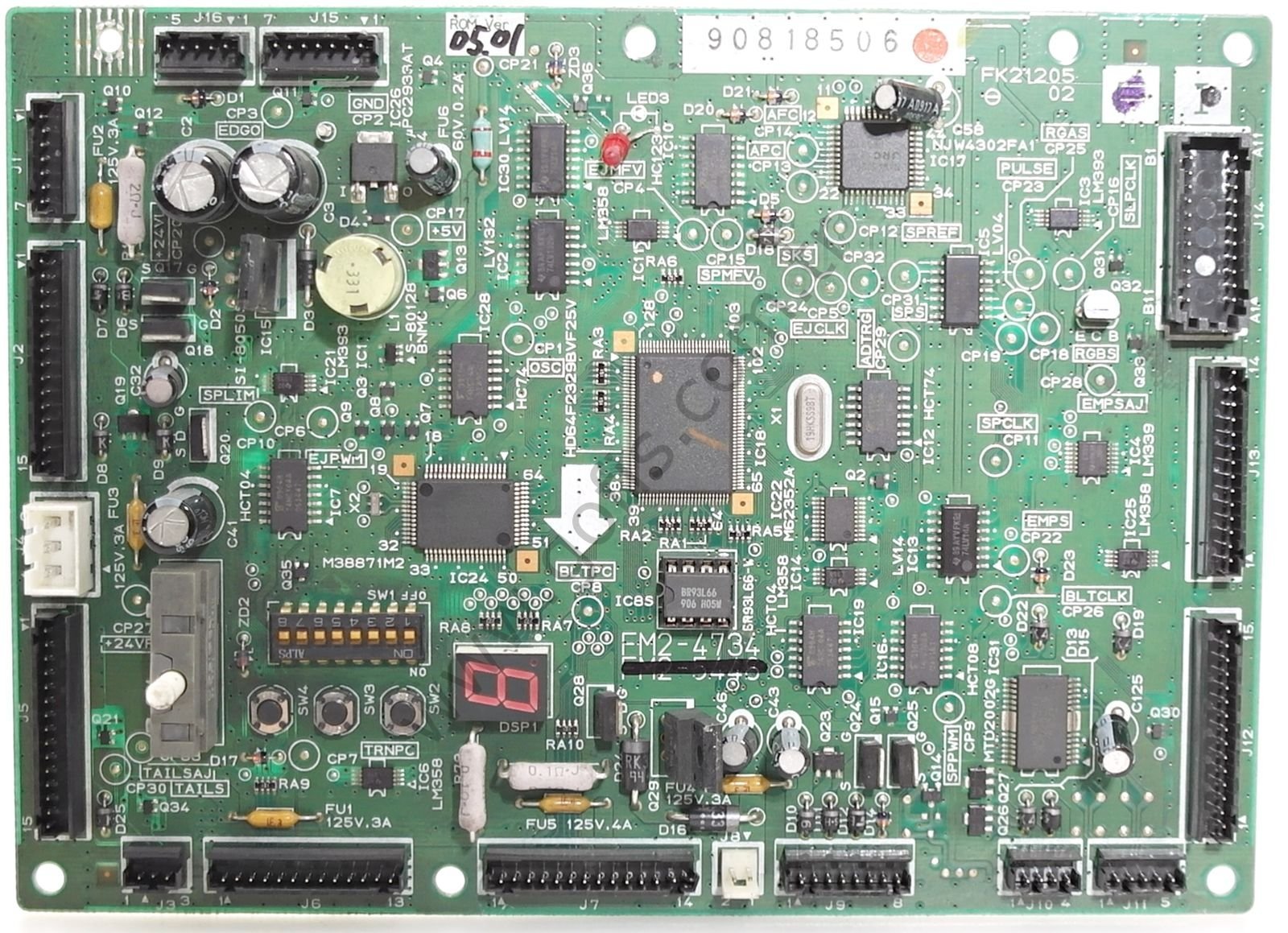 CANON FM2-4734-000 ADF CONTROLLER PCB