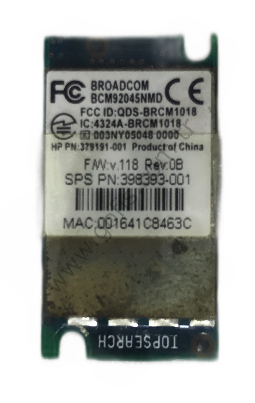 HP COMPAQ NX7400 BLUETOOTH MODÜL BCM92045NMD 379191-001 398393-001