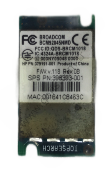 HP COMPAQ NX7400 BLUETOOTH MODÜL BCM92045NMD 379191-001 398393-001