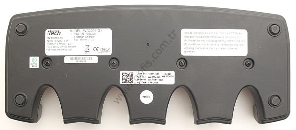 PSION TEKLOGIX WA3004-G1 EL TERMİNALİ 4 LÜ BATTERY CHARGER DOCKING STATION B00568LFC