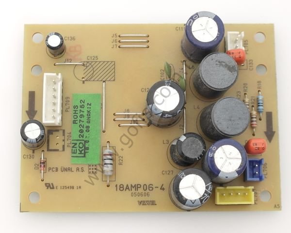 VESTEL 42820 SES KARTI 20279752 18AMP06-4 AUDİO BOARD