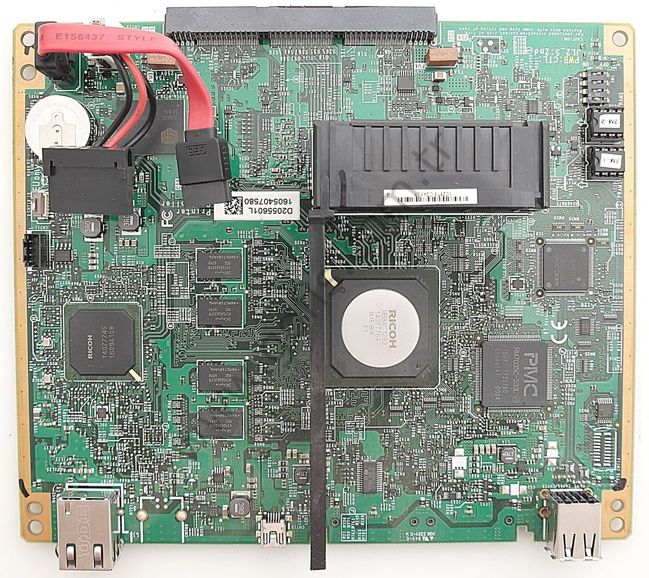 RİCOH MP2554 3554 3054 4054 5054 6054 PRİNTER BAĞLANTI BOARDU MDK 332V-0 W PWB. NO. D2055601L