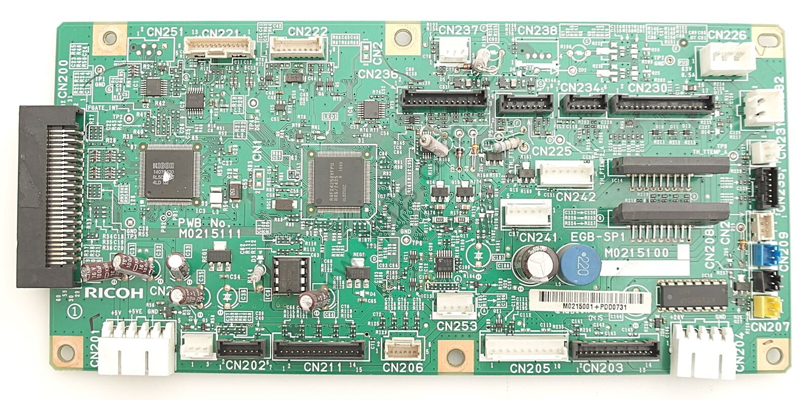 RİCOH SP5210 CONTROLLER BOARD M0215100 M0215111 M0215001+PDD0731