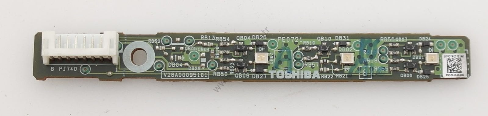 TOSHİBA 40LV655P LED BOARD PLC-2147 PE0721 V28A00095400 V28A00095101