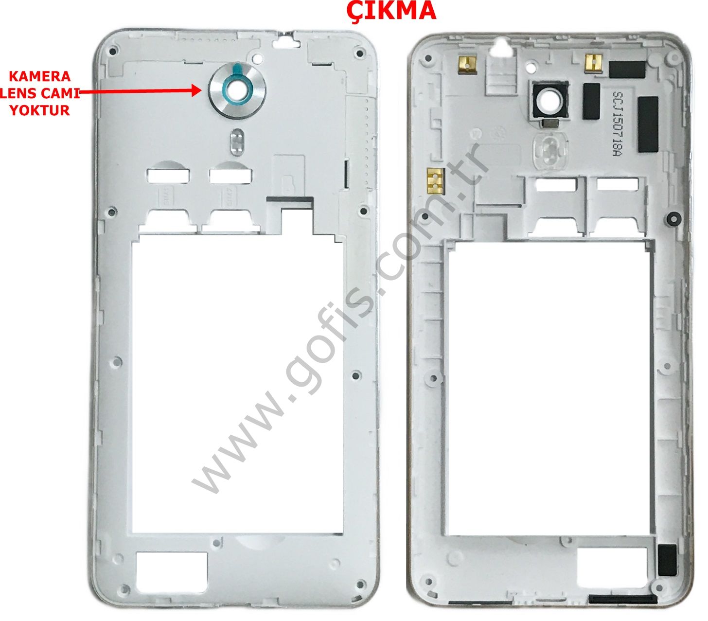 GENERAL MOBİLE DİSCOVERY ONE 4G ORTA KASA ÇITA ÇİFT SİM BEYAZ