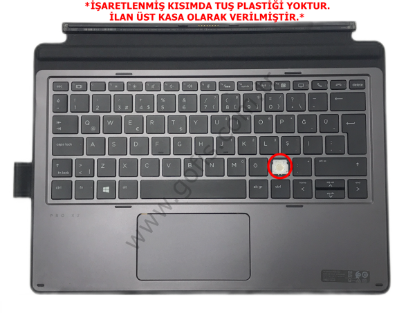 HP PRO X2 612 G2 ÜST KASA HSN-D06K KLAVYE KASASI