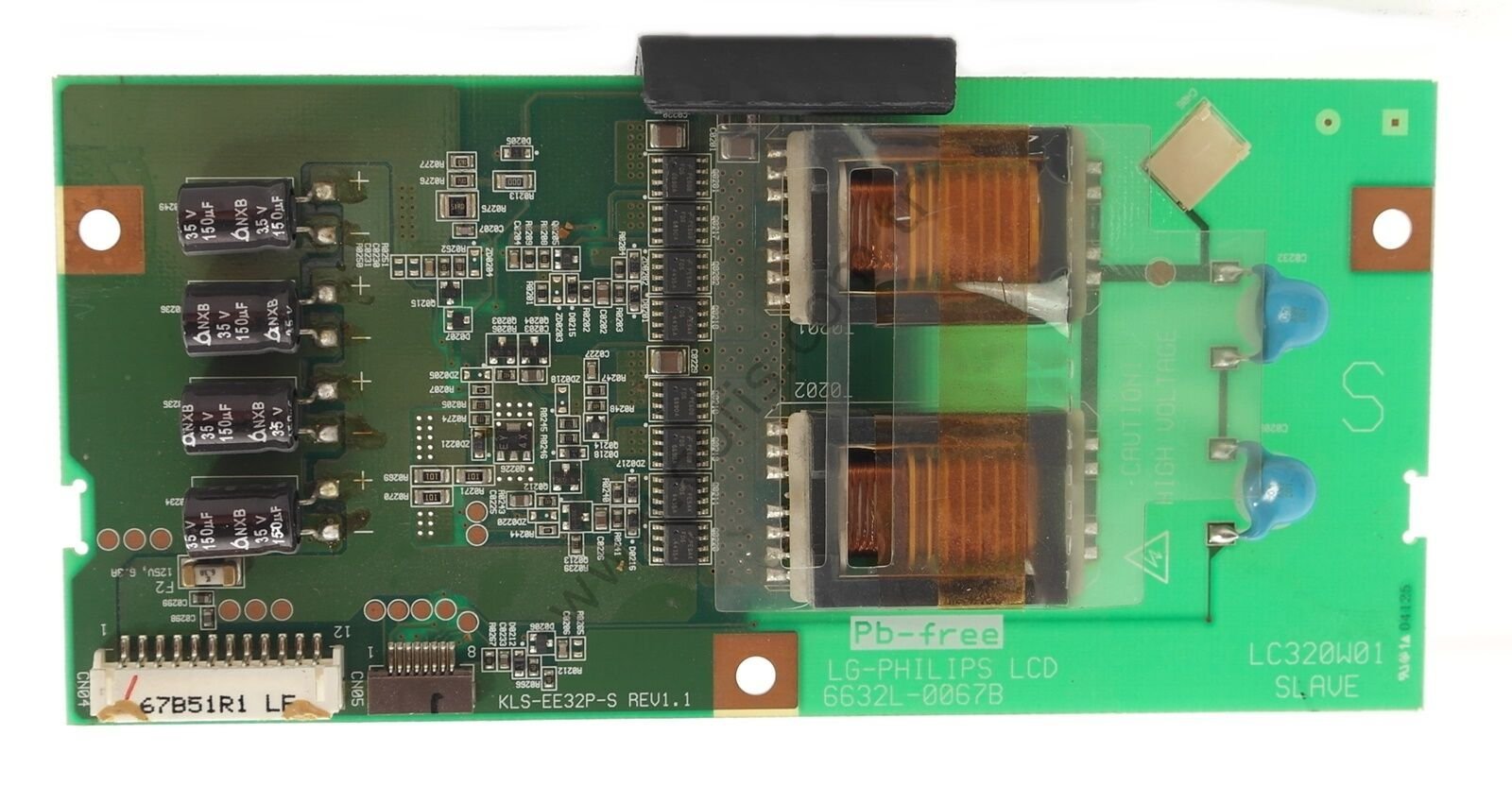 PHİLİPS 32PF9996/37 İNVERTER BOARD LC320W01, KLS-EE32P-S REV1.1, 6632L-0067B İNVERTÖR BOARD