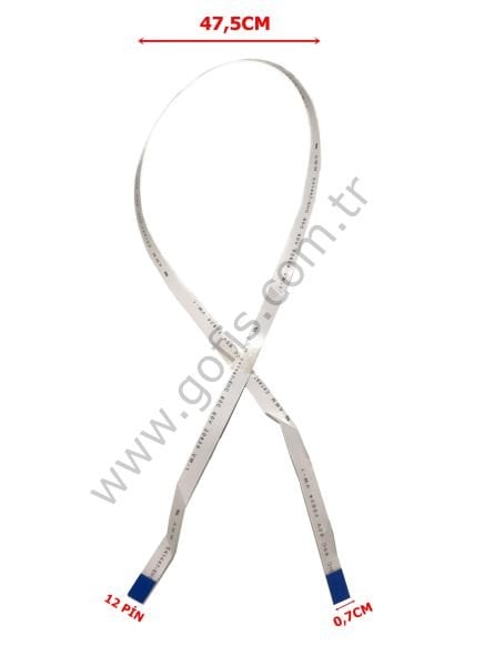 RİCOH AFİCİO MPC3002 MPC3502 KONTROL PANELİ BORDU FLEXİ 0,7CM 47,5CM 12 PİN FLEX CABLE