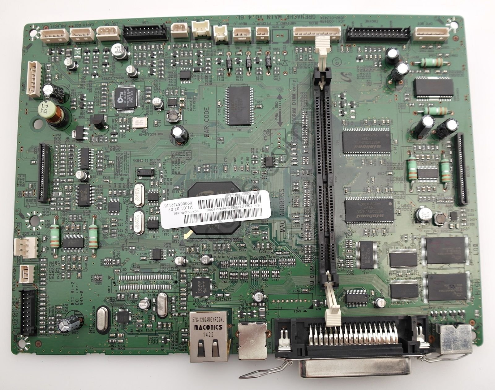 SAMSUNG SCX-5530FN ANAKART JC41-00313A JC92-01743A MAİN BOARD