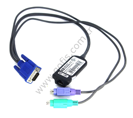 HP 286597-001 PS/2 KVM İNTERFACE ADAPTÖR KABLO 520-290-002