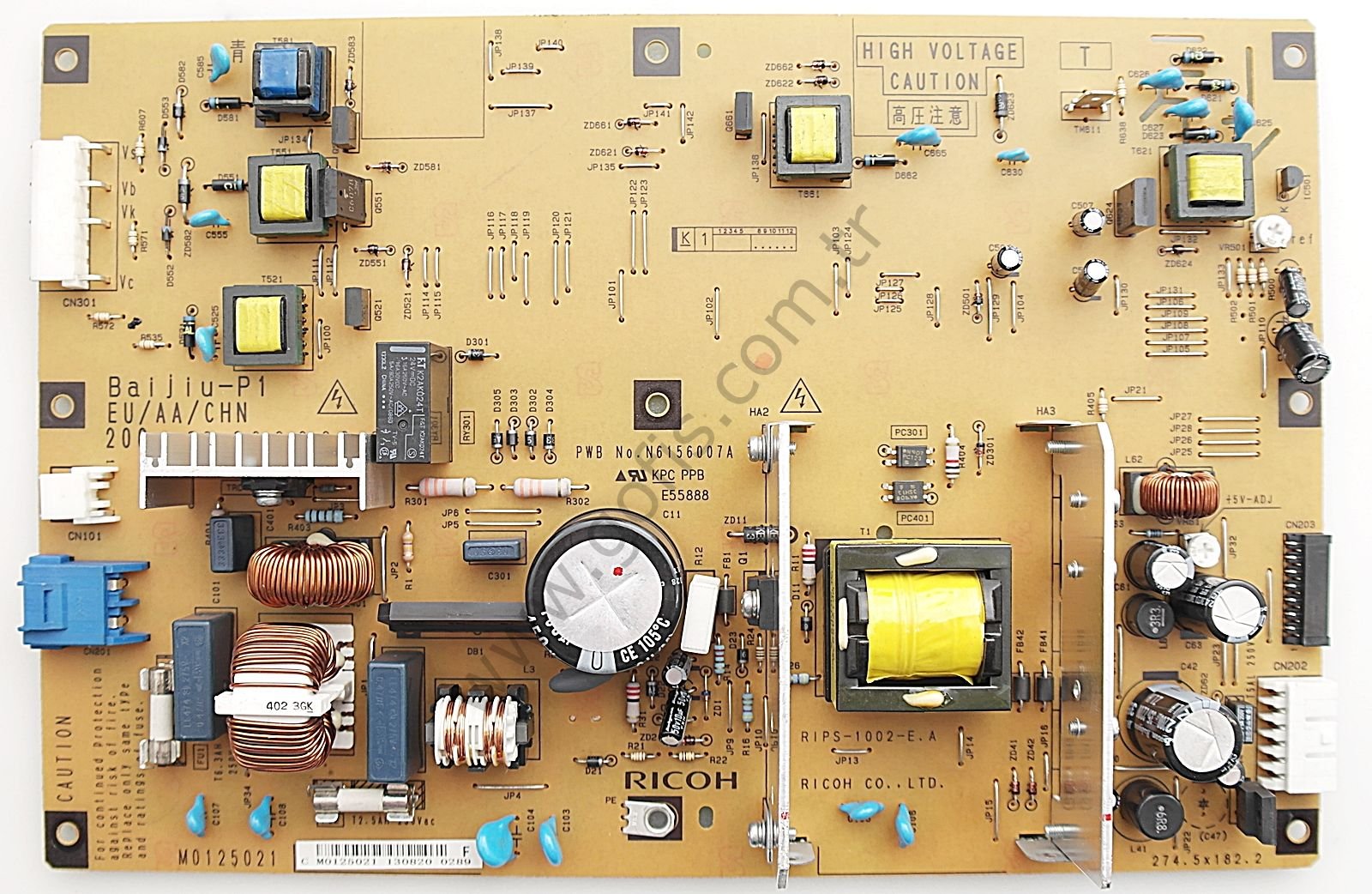 RİCOH AFİCİO SP3500 3510N 3510DN POWER BOARD M0125021