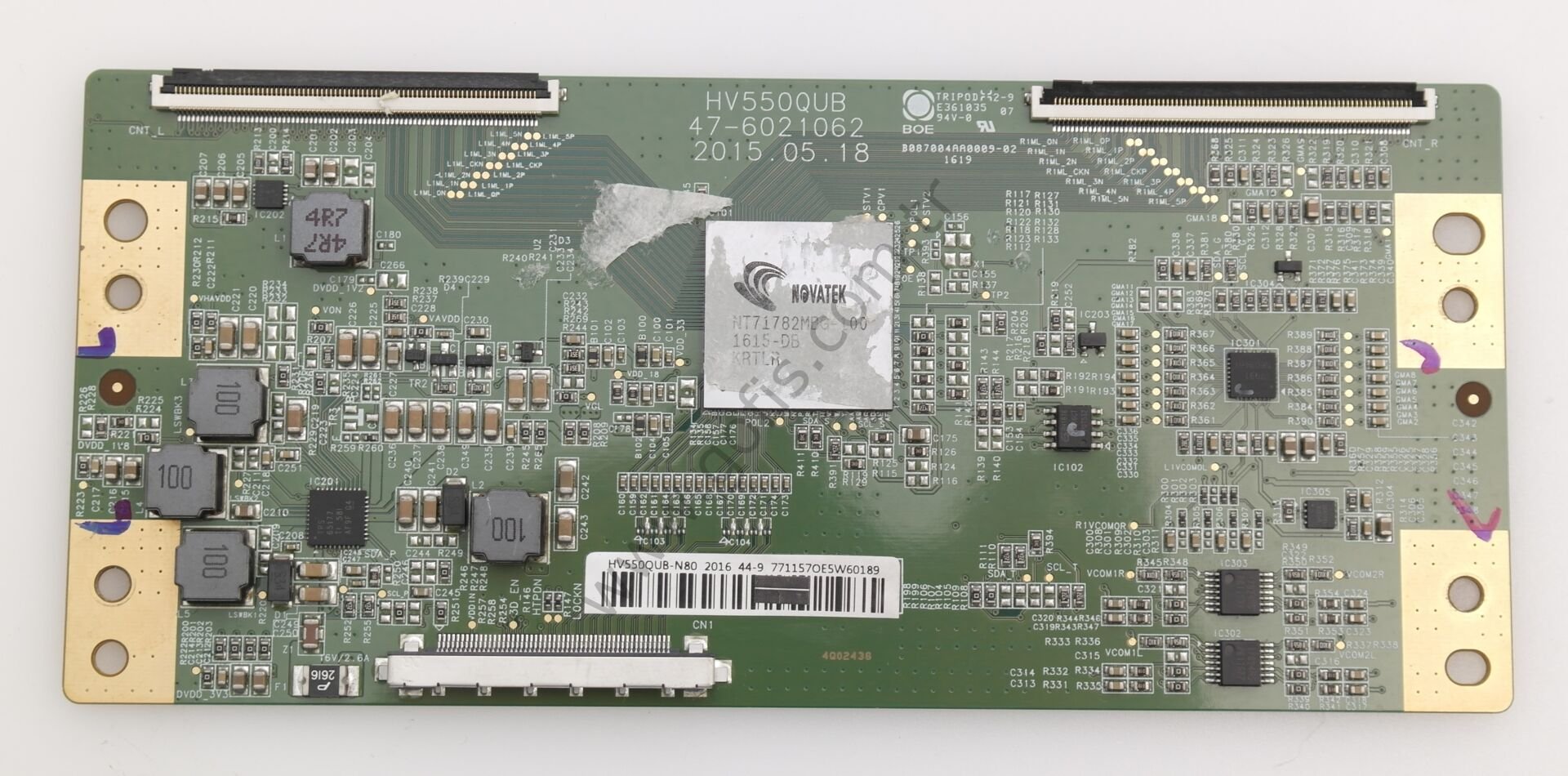 HV550QUB HV550QUB-N80 47-6021062 T-CON BOARD