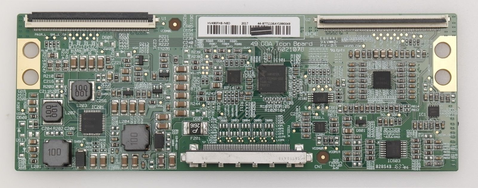 HV490FHB-N8D 47-6021078 49 GOA T-CON BOARD