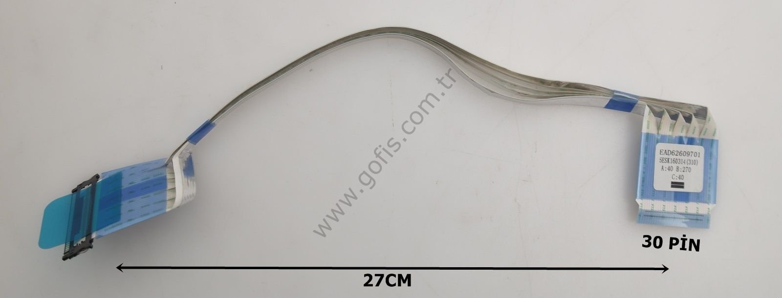 LG 32MB17HM LVDS KABLO EAD62609701 27CM 30 PİN LVDS CABLE