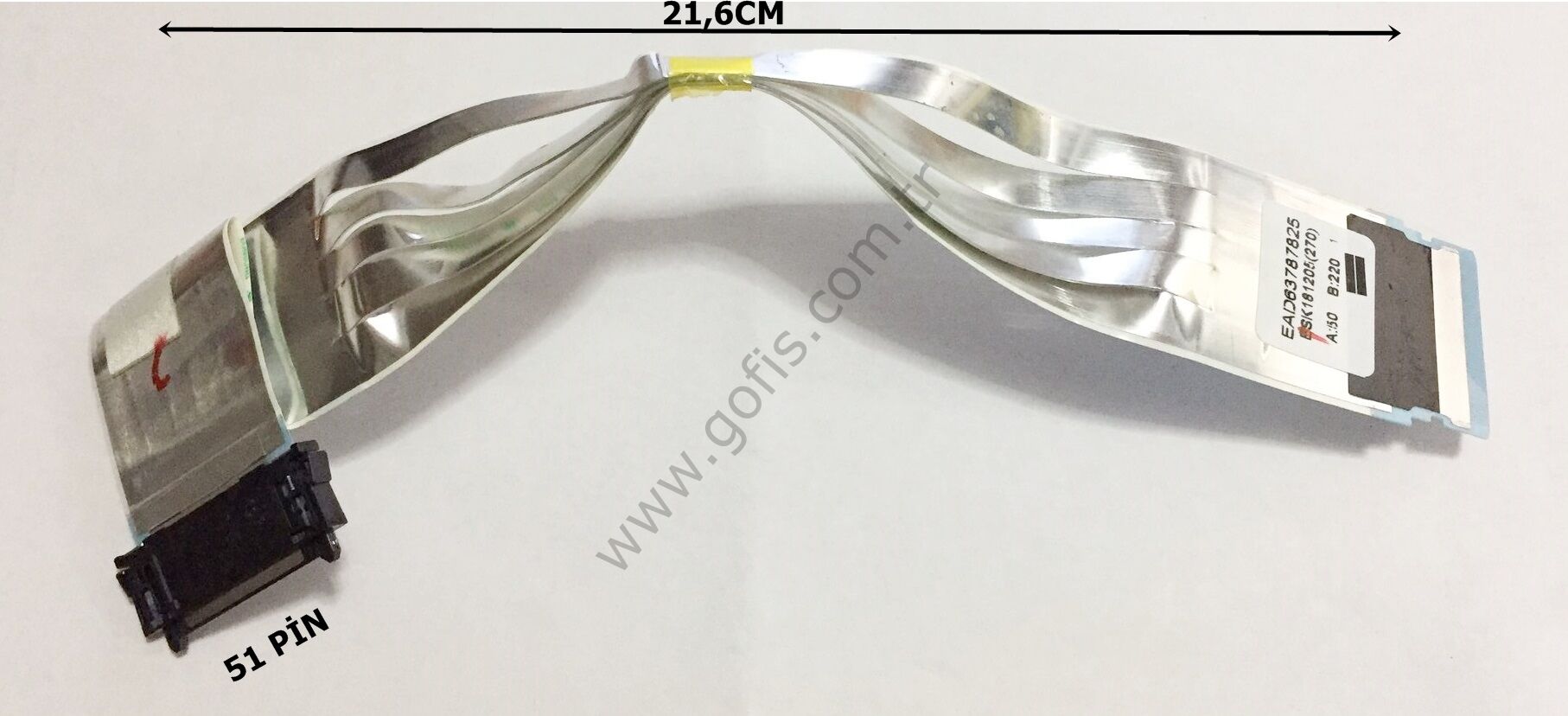 LG 50UK6470PLC LVDS KABLO EAD63787825 21,6CM 51 PİN LVDS CABLE