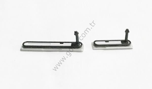 SONY XPERİA Z1 SİM KART VE MİCRO SD KART YAN KAPAK TIPA GÜMÜŞ