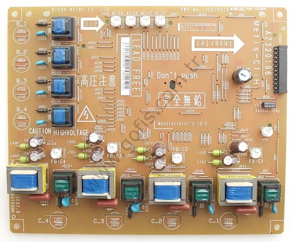 RİCOH MPC3003 MPC3503 MPC4503 MPC5503 MPC6003 TRANSFER GÜÇ KARTI PCB METIS-C1-H AZ320196