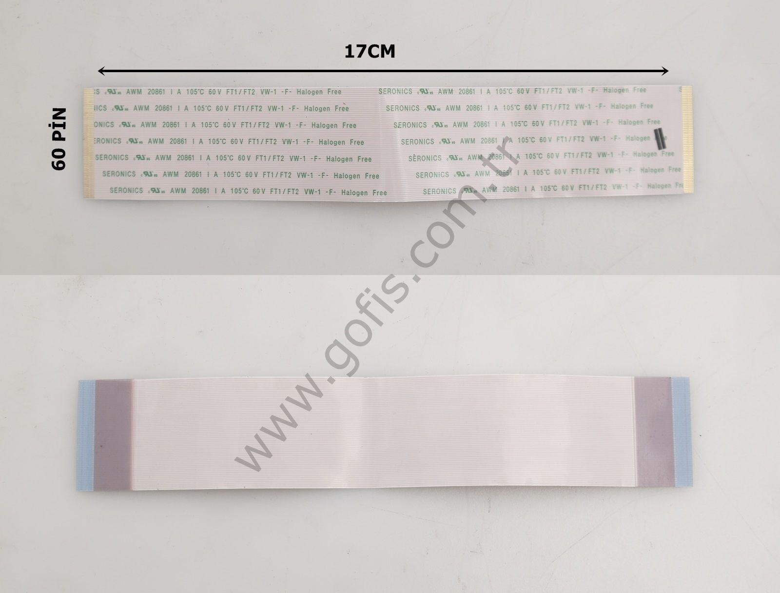 LG 43UF7787 T CON FLEX KABLO 17CM 60 PİN FLEX CABLE