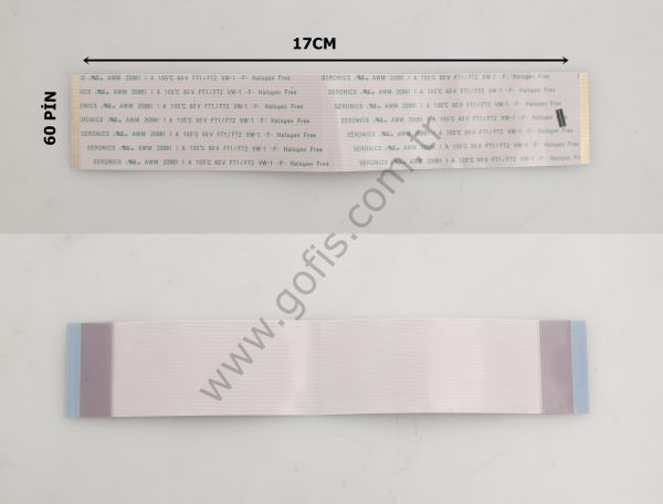 LG 43UF7787 T CON FLEX KABLO 17CM 60 PİN FLEX CABLE