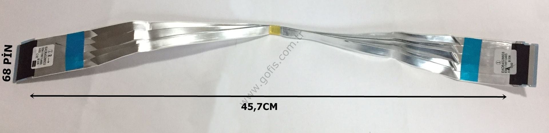 LG 55UJ630V LVDS KABLO EAD64028603 45,7CM 68 PİN LVDS CABLE