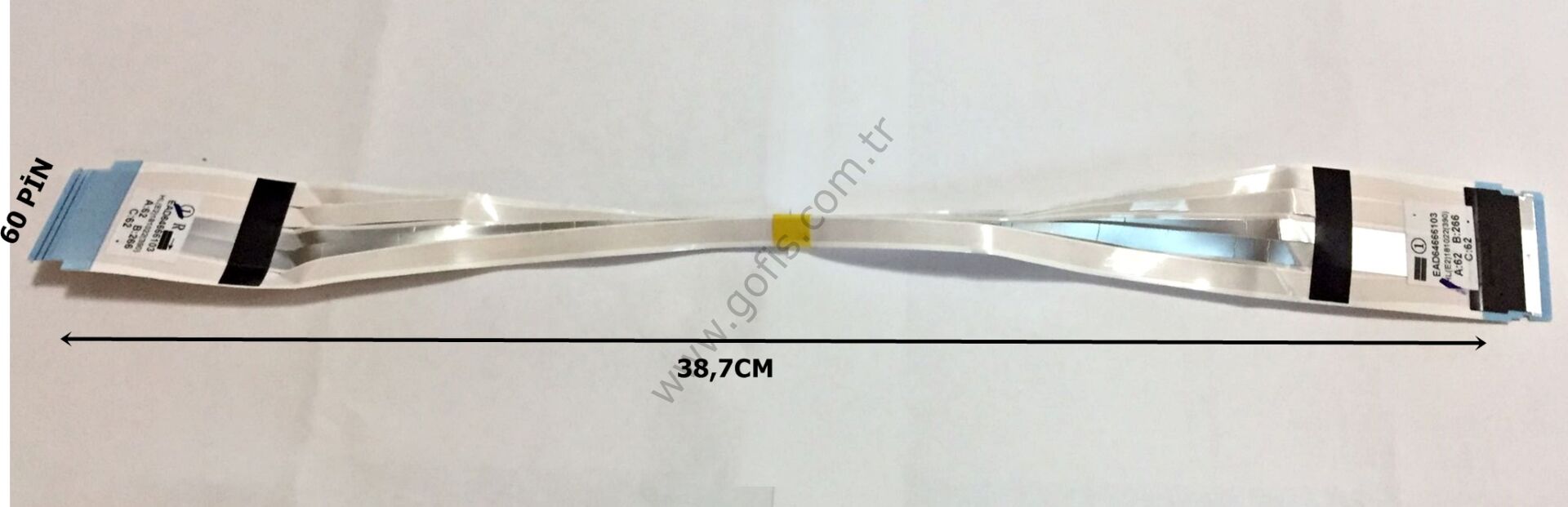 LG 43UK6470PLC LVDS KABLO EAD64666103 38,7CM 60 PİN LVDS CABLE