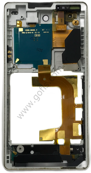 SONY XPERİA ZR C5502 C5503 ORTA KASA FULL BEYAZ